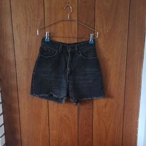 Guess Black Jean Shorts for Women